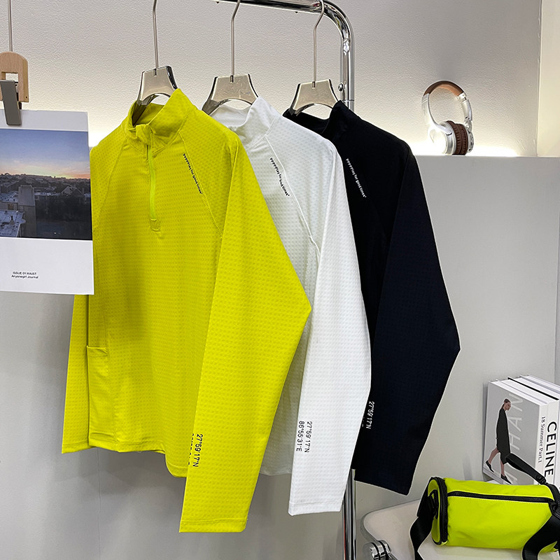 男童运动衣速干长袖T恤2025春儿童高弹力户外跑步打底训练衣亲子