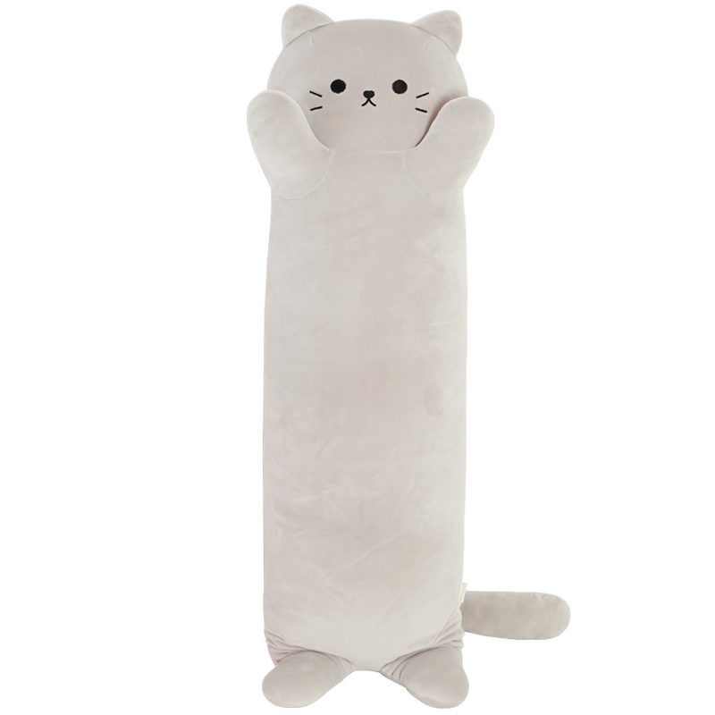 猫咪玩偶睡觉抱枕女生布娃娃可爱床上公仔长条夹腿侧睡毛绒玩具