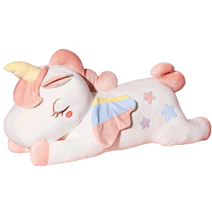 马年小马独角兽公仔吉祥物娃娃毛绒玩具抱枕女生玩偶生日新年礼物