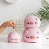 猪大容量创意存钱罐儿童防摔储钱罐可爱抖音网红女生有趣生日礼物