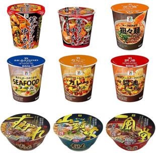 日本直邮711便利店泡面蒙古拉面油豆腐乌冬荞麦速食代餐方便杯面