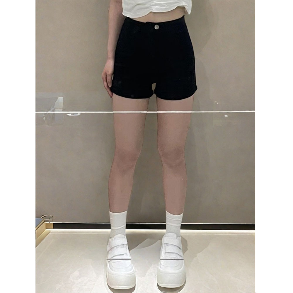 打底紧身辣妹女团a字高腰热裤