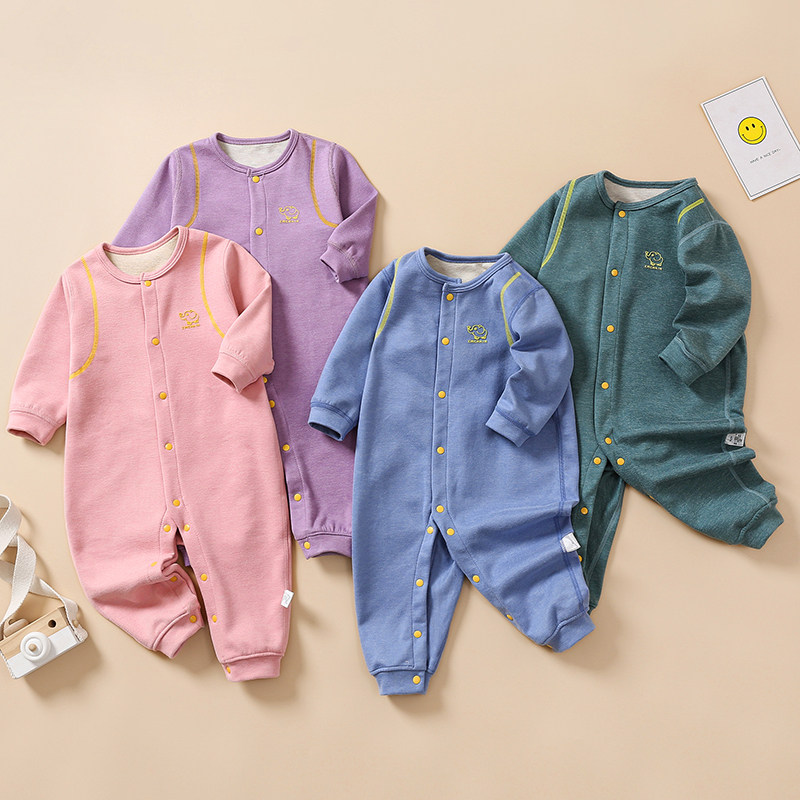 羊毛双面暖绒快速升温无骨家居服