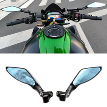 Motorcycle Yellow Dragon 600 short reflector mirror Z1000 Z900 Z400 refitting accessories metal rearview mirror