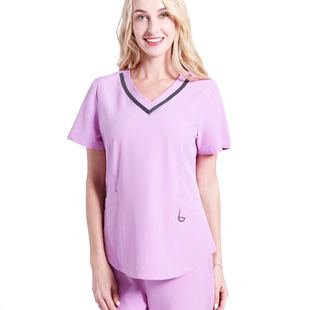 ZaqZeq/檀赫美容院工作服女舒适护士服医生值班服整形医院