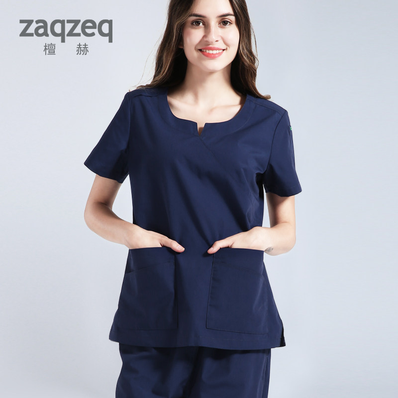 檀赫手术衣女士短袖洗手衣服医生服护士服刷手衣手术室工作服套装