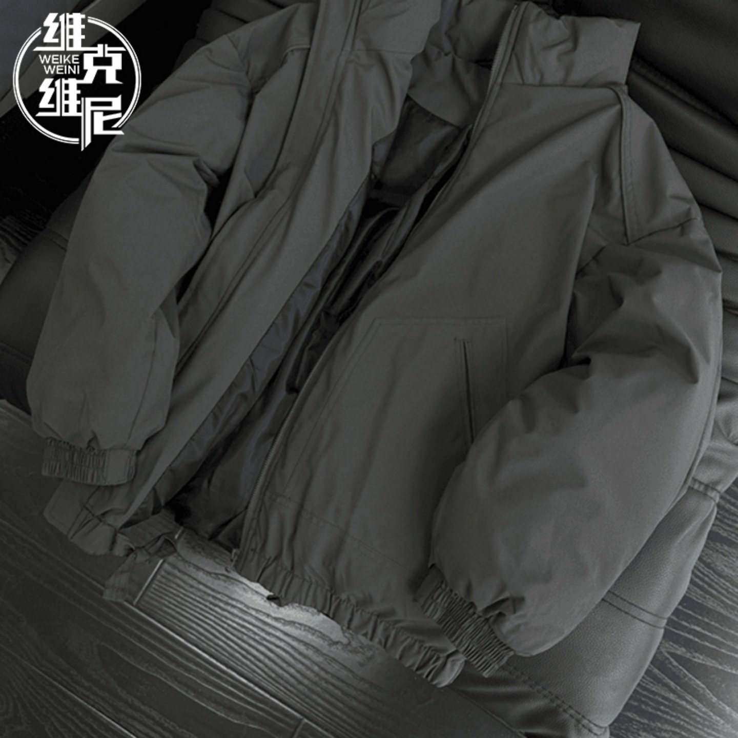 飞行员夹克棉服男士冬季美式潮牌痞帅宽松棒球服加棉加厚棉衣外套