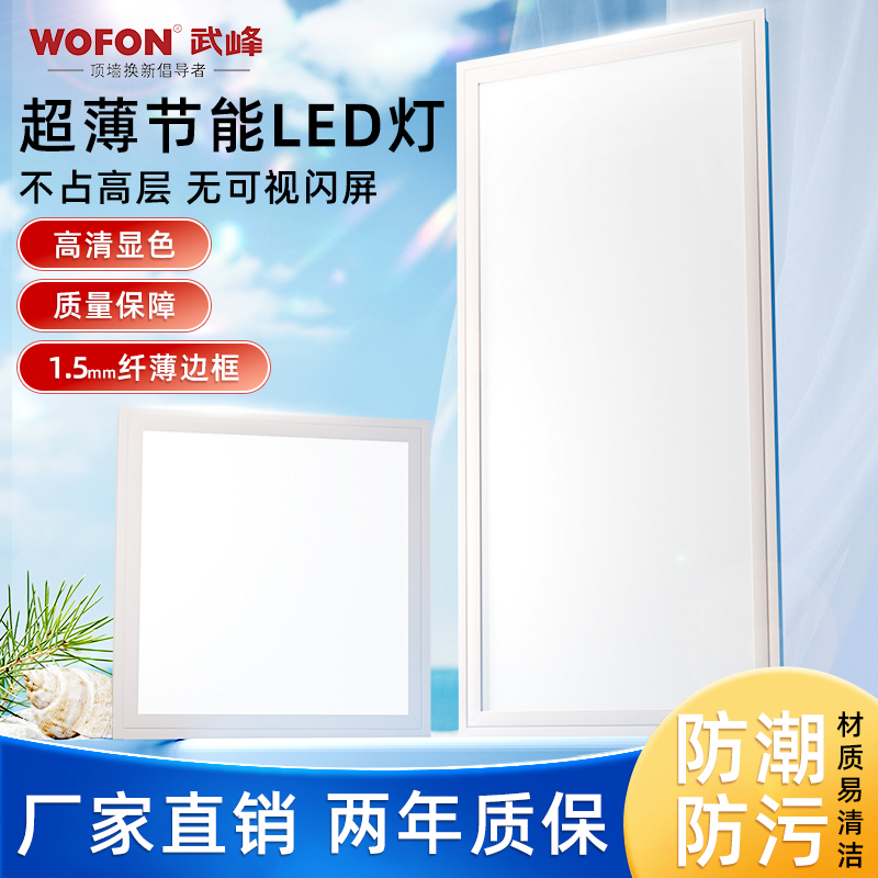 集成吊顶led平板灯武峰