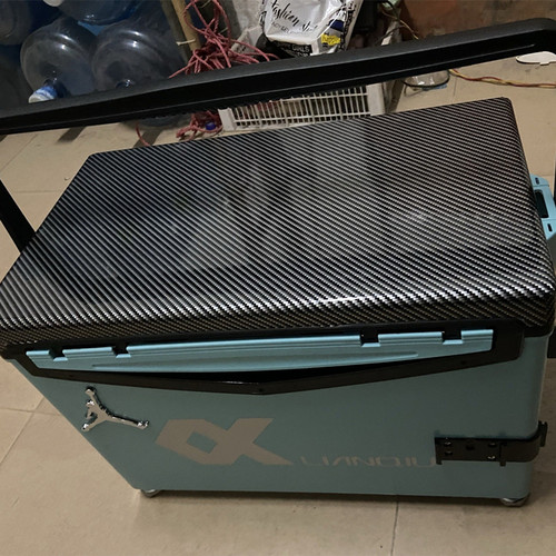 5D碳纤维高亮贴纸汽车内饰中控钓箱改色膜摩托车亮面3D纹碳纤贴膜