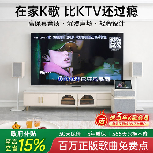 家庭KTV音响套装颜值音质并存