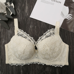 性感蕾丝聚拢调整型内衣女 阿裳W6101 文胸 舒适薄款
