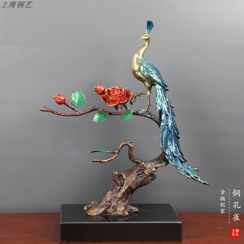 纯铜客厅桌面摆件日常送礼工艺