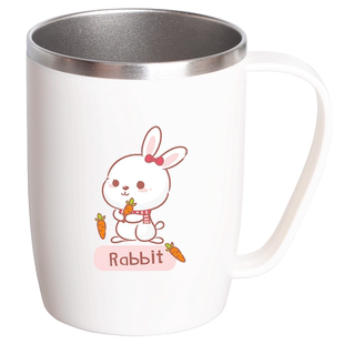 日式304不锈钢洗漱口杯十二生肖儿童牙刷牙杯子ins风一家三四口套