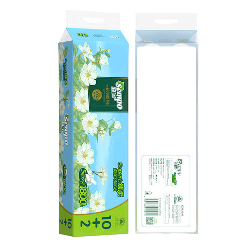 联盛森宝卷纸卫生纸实惠装150g12卷5层加厚家用整提厕纸手纸巾