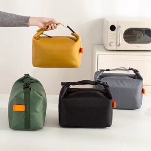 户外便当包手提袋便携上班装饭盒袋子保温大容量学生带饭午餐盒包