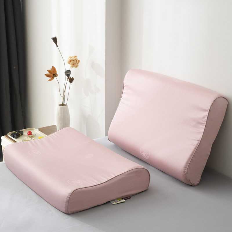 乳胶枕头护颈椎艾草助睡眠枕记忆枕橡胶枕芯一对拍2家用男孩女孩