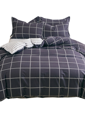 纯棉被套单件150x200全棉春秋宿舍单人被罩男180x200x230双人被单