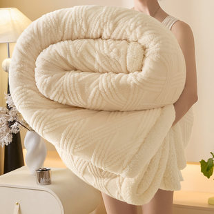 A类提花塔芙绒毛毯珊瑚绒学生空调毯沙发盖毯加厚保暖法兰绒毯子