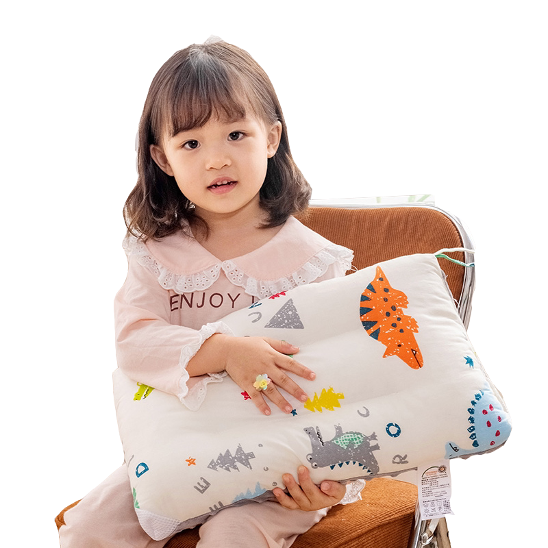 卡通纯棉棉幼儿园小学生枕头