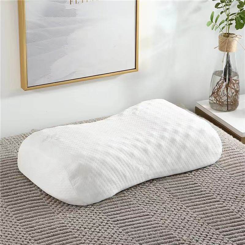ONE PACK LATEX PILLOW ADULT RUBBER NECK PILLOW HOME SINGLE STUDENT MEMORY SLEEP PILLOW CORE BOY GIRL