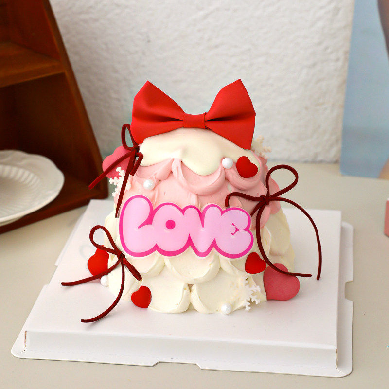 214情人节蛋糕装饰love亚克力EVA蝴蝶结情侣告白表白烘焙装扮插件,节庆用品/礼品,节日装扮用品,淘宝优惠券,粉丝福利购,淘宝优惠卷