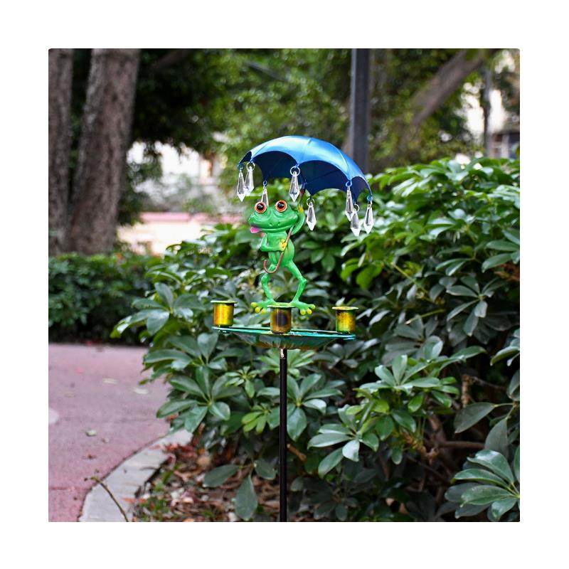 亚马逊新品铁艺青蛙撑伞喂鸟器户外庭院花园蜂鸟喂食喂水两用地插,宠物/宠物食品及用品,鸟禽喂食器/喂水器,淘宝优惠券,粉丝福利购,淘宝优惠卷