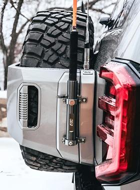 适用坦克400hi4-t备胎延长套件MK美卡天线旗杆铁锹支架外饰改装