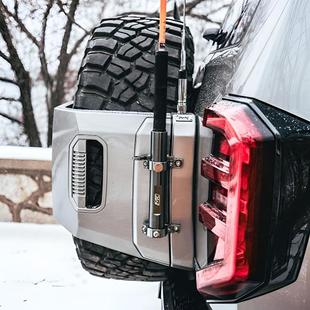 适用坦克400hi4-t备胎延长套件MK美卡天线旗杆铁锹支架外饰改装