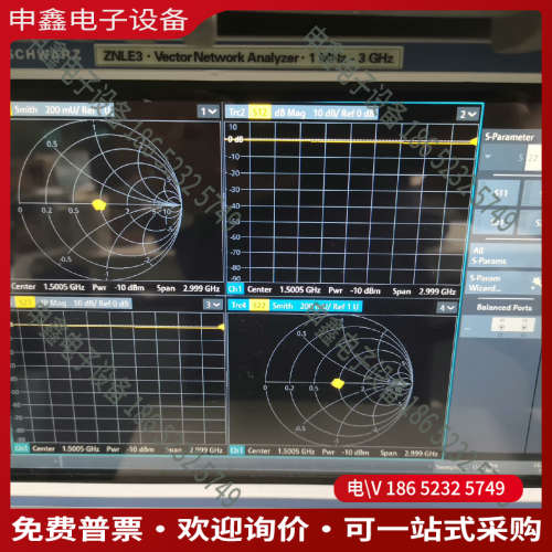 询价：ROHDE罗德与施瓦茨ZNLE3矢量网络分析仪宽频率范围：1