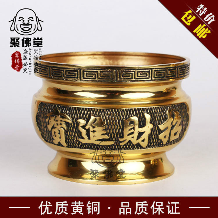 仿古大小铜香炉香插熏香炉纯铜佛堂寺庙家用佛具招财供香炉包邮
