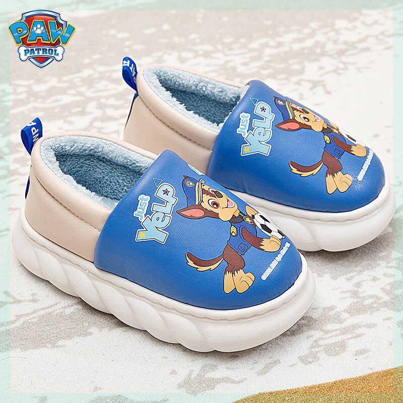 儿童拖鞋男童2026新款冬棉拖鞋室内防滑家居小孩毛绒保暧汪汪队潮