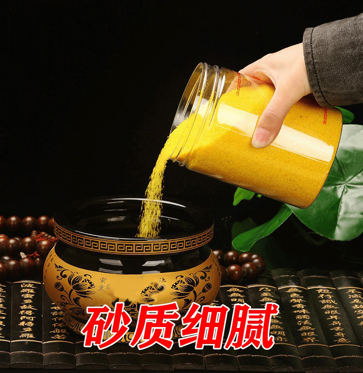 金砂黄金沙桶装袋装细腻松软