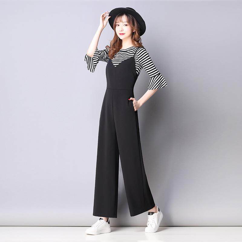 女装 2019夏装新款抹胸连体裤韩版修身显瘦阔腿吊带休闲裤|msdalam kategori Butik wanita / wanita, seluar, seluar santai - dari Buy2taobao.com untuk memberikan perkhidmatan ejen Taobao profesional membeli