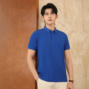 高端纯棉polo衫定制t恤短袖工作服男夏季商务团队广告文化衫工衣