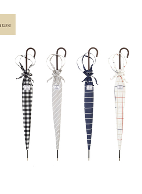 春夏新品 创意伞袋日本because小清新女士长柄晴雨伞两用手动