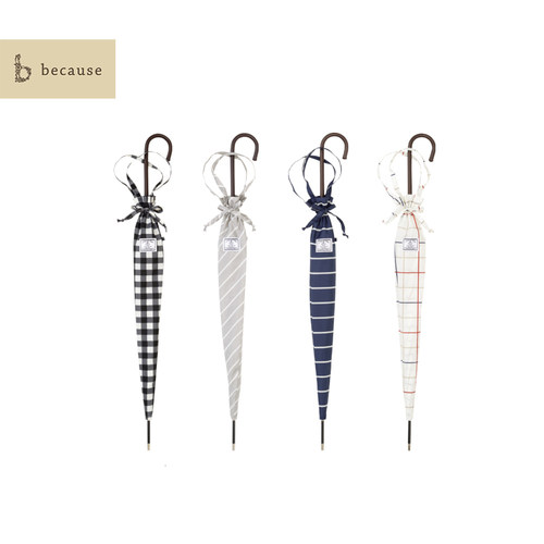 日本女士长柄手动晴雨伞春夏新品