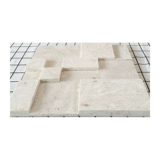 Белоснежные мраморные мозаичные наклейки на стену, камень, лунный свет, бежевый, 3d плитка, фон для гостиной, стены, вход в ванную комнату