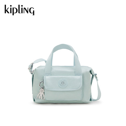 Kipling女款轻便帆布2025新款保龄球包单肩包斜挎包手提包|BRYNNE