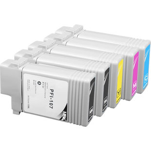 MAG适用佳能Canon IPF680 iPF685 iPF770 iPF780 iPF785绘图仪打印机彩色颜料墨水PFI-107墨水盒油墨上机即用