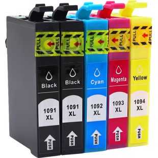 MAG适用 爱普生ME1100墨盒ME70 650FN打印机油墨盒T1091墨水epson ME30 ME300 80W 700FW 520 109墨盒T1092