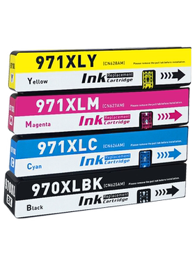 MAG适用适用HP惠普970 971xl大容量墨盒Officejet Pro X551dw黑色X476dw彩色X451dn X476dn X576dw打印机墨盒