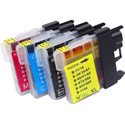 MAG适用兄弟MFC-250C MFC-290C墨盒 MFC-490 790 795CW J615W 5490CN传真复印打印扫描一体机墨盒LC990BK油墨