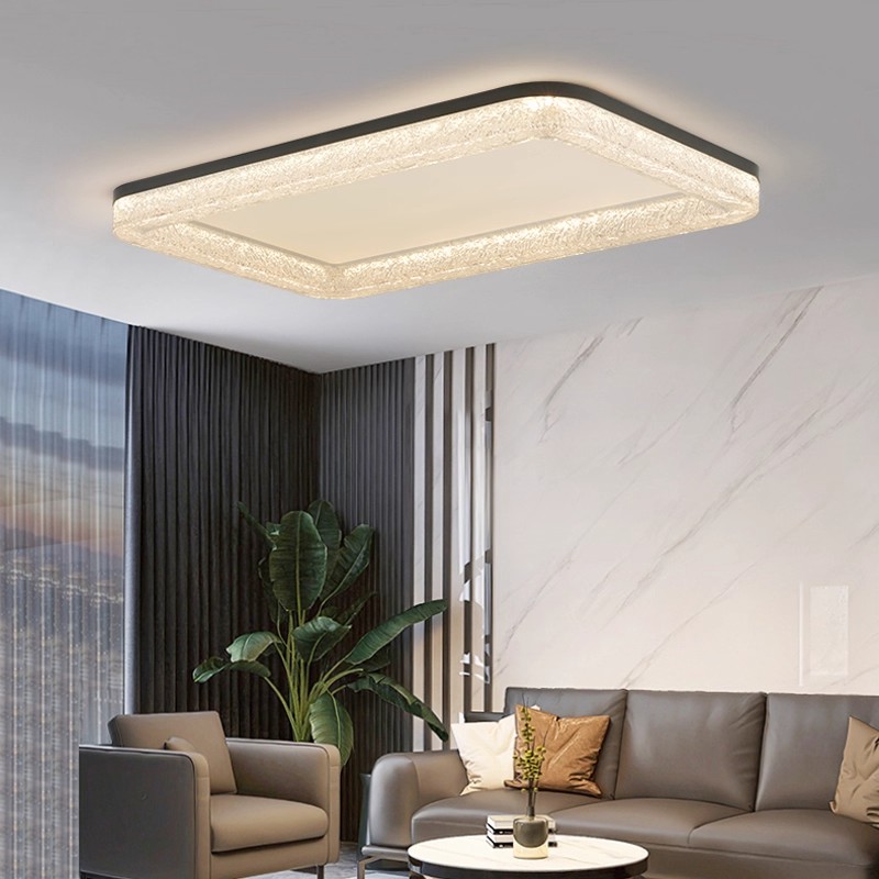 灯品仕全铜客厅灯现代简约大气树脂客厅主灯吊灯客厅2025新款