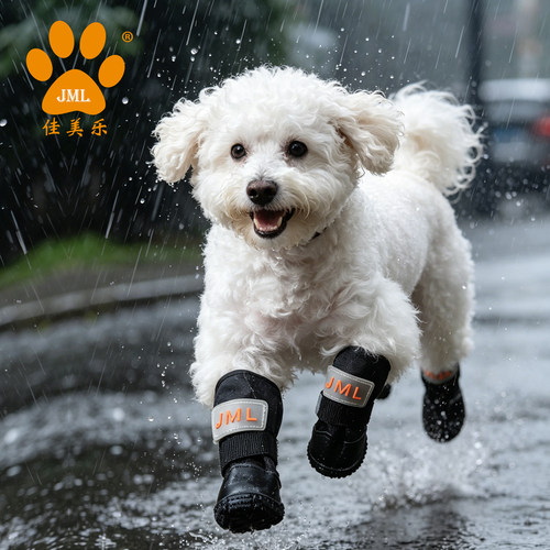 狗狗鞋子雨鞋防水外出软底