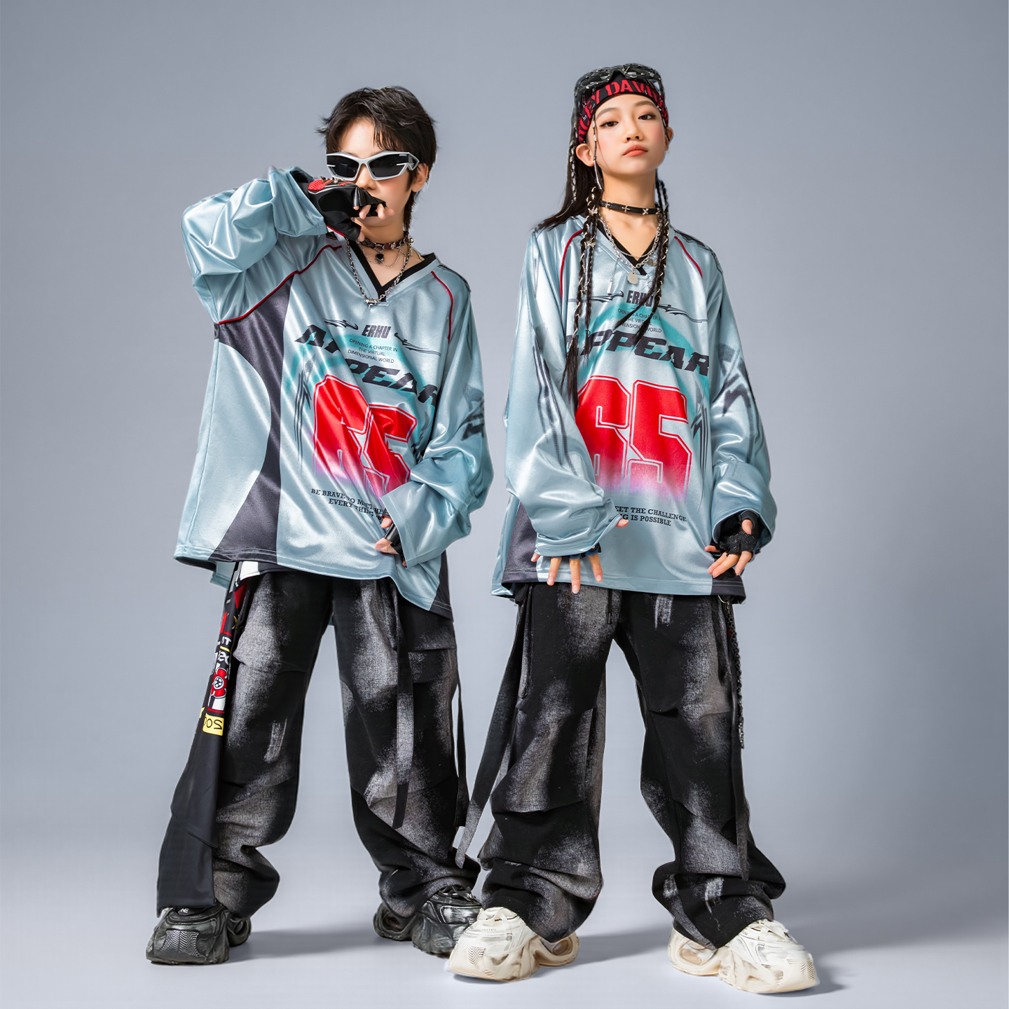 【潮酷来袭】儿童潮酷街舞服装