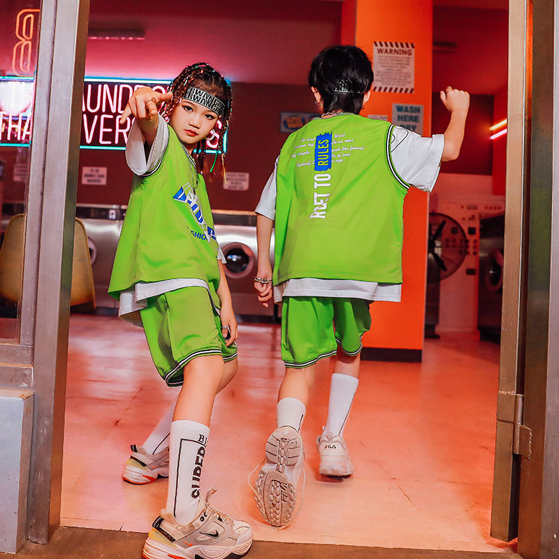 六一儿童啦啦队运动会表演服篮球