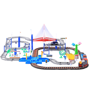 儿童小火车玩具轨道车过山车高铁电动列车益智和谐号汽车男孩3岁6