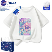 NASA女童Kpop猎魔女团短袖 装 t恤中大童夏季 洋气百搭纯棉透气半袖