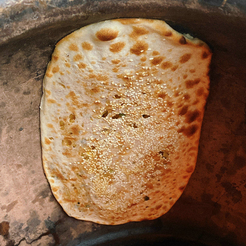 荆州公安锅盔 锅块 锅伢子 猪肉牛肉白糖红糖梅干菜馅儿