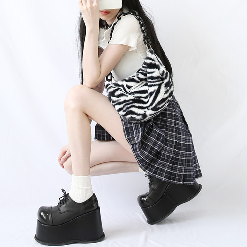 松糕厚底辣妹增高大头鞋